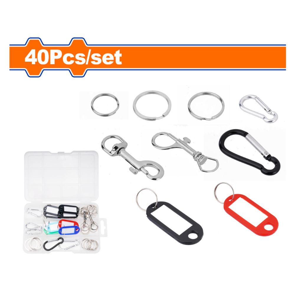 Key Ring Accessories Acc Set 40pcss
