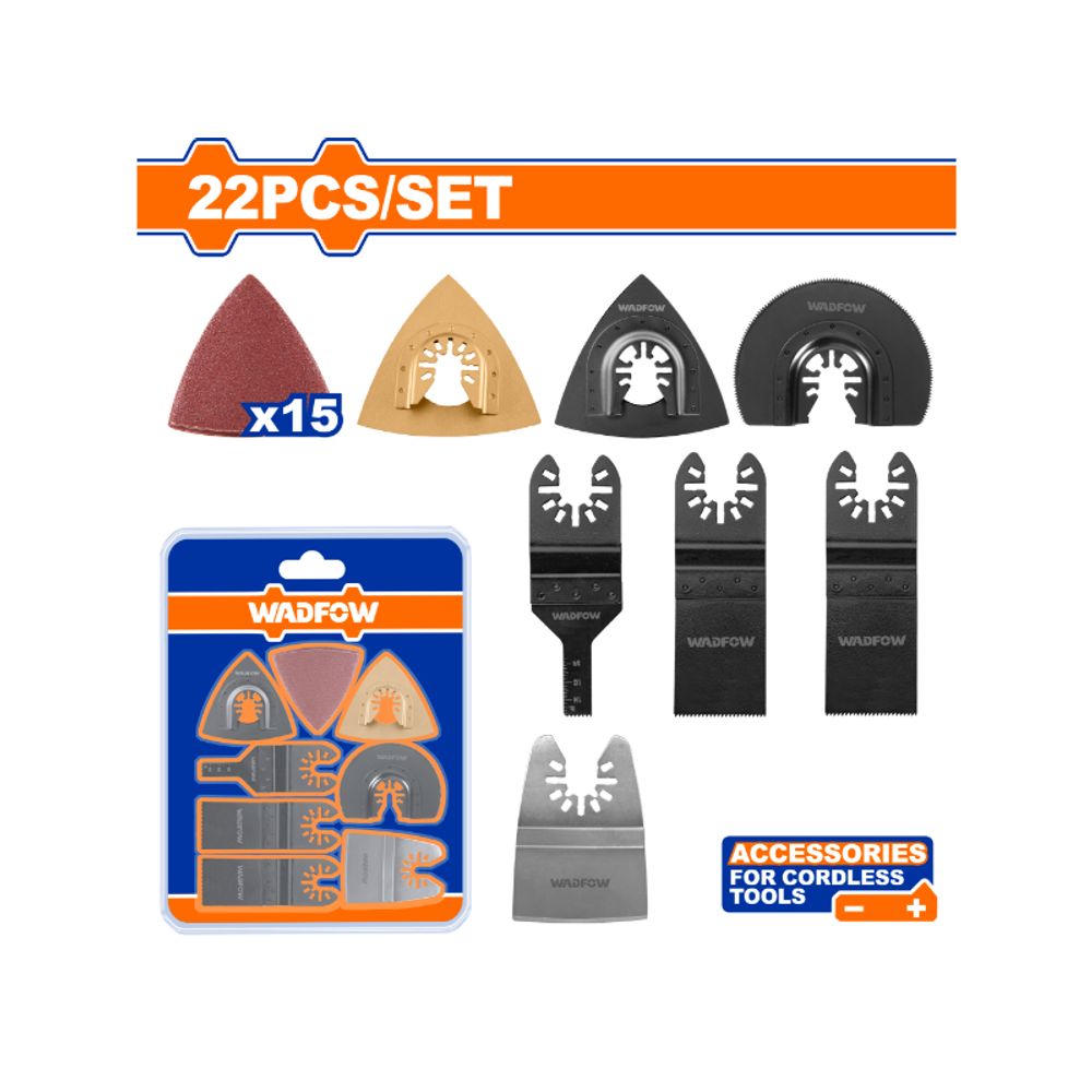 Multi Tool Blade Set Wood/metal 22pcss