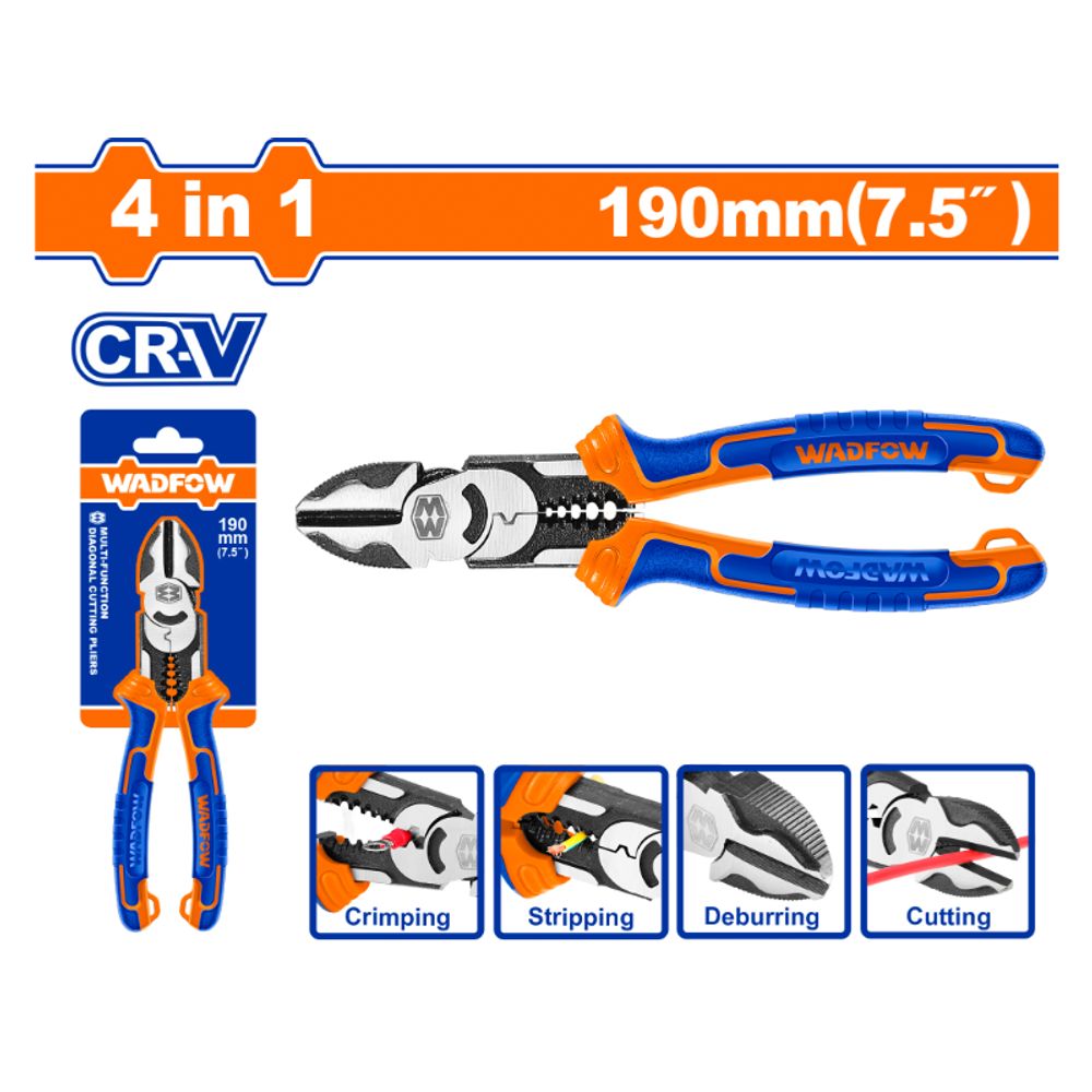 Plier D/cutter 4 In 1 Multi Function 190mm