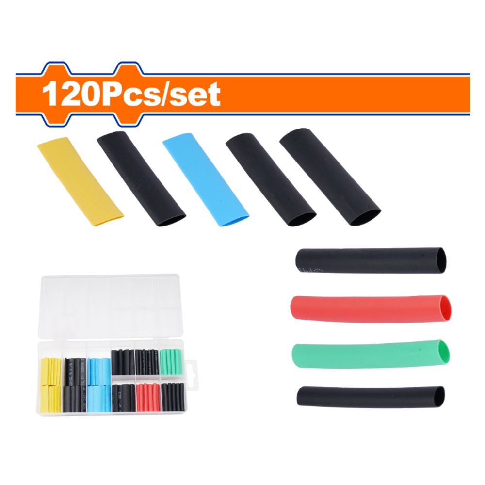 Heat Shrink Tube Acc Set 4 8mm 120pcss