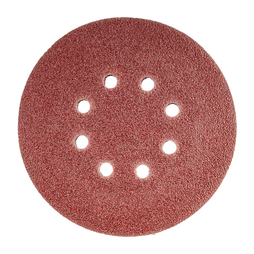 Sanding Disc 150mm 40 Grit With Holes 10/pk Hook And Loop