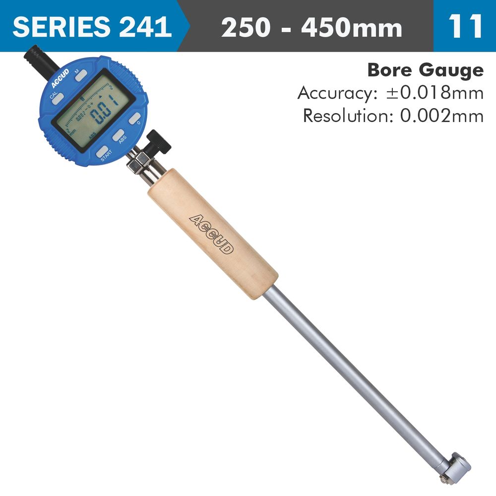 Dig. Bore Gauge 250-450mm 0.018mm Acc. 0.001mm Grad.