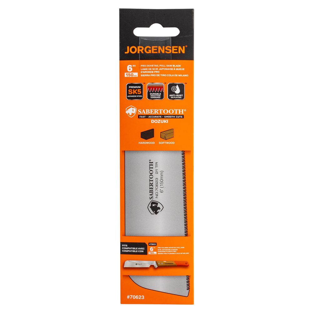 Jorgensen 150mm Dovetail Pull Saw Blade