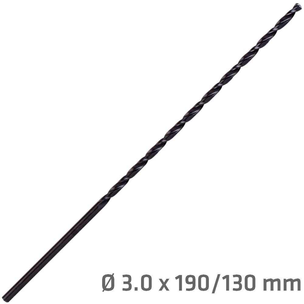 Hss Drill Bit 3mm 190 X 130 Extra Long