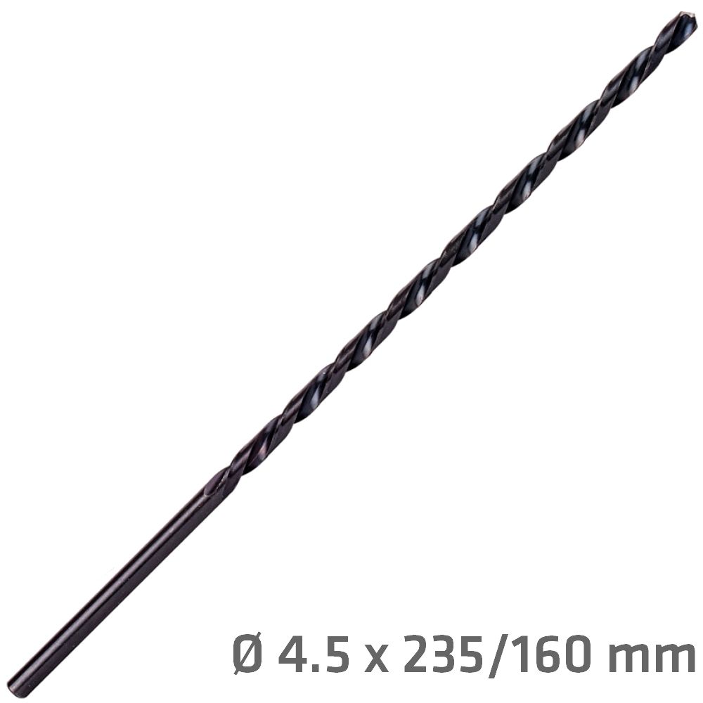 Hss Drill Bit 4.5mm 235 X 160 Extra Long