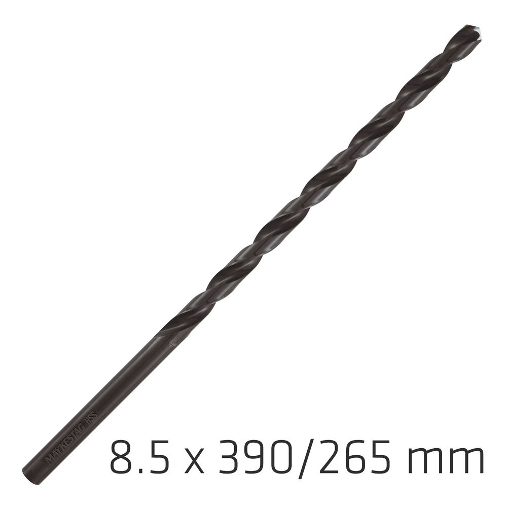 Hss Drill Bit 8.5mm 390x265mm Extra Long