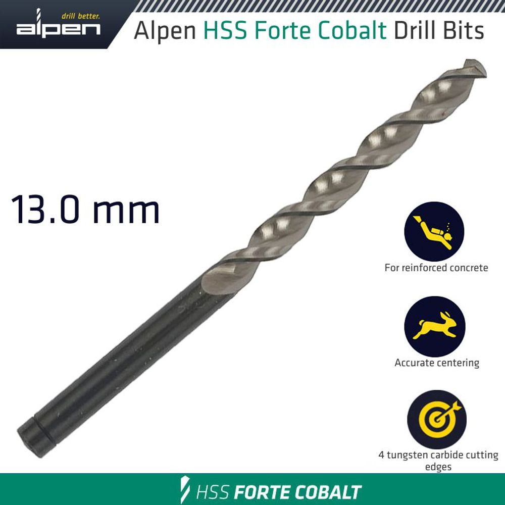 Hss Forte Cobalt Drill Bit 13mm