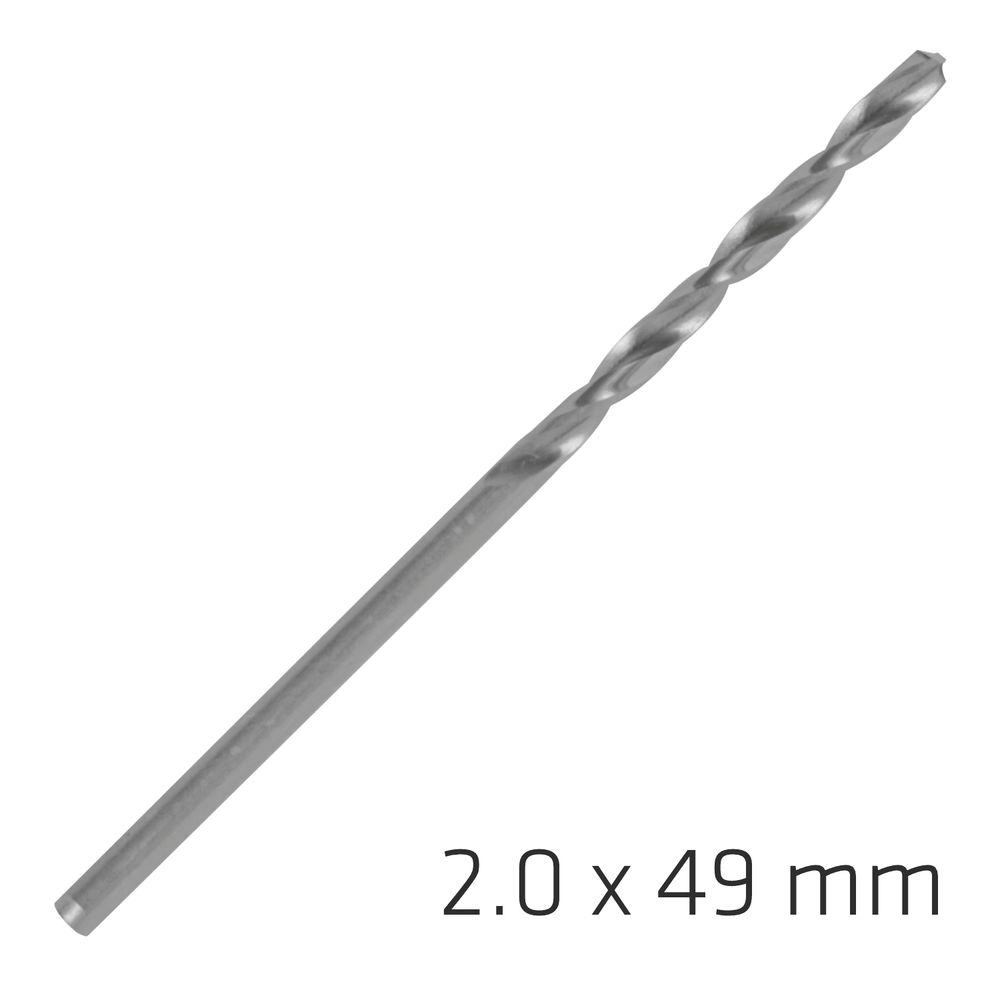 ALPEN Pro Hss 2mm Drill Din 338 Rn 135 Split Point Plastic Wallet (1