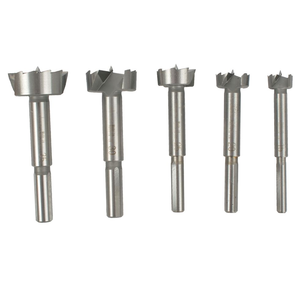 Set Forstner Drill Bit Sharp Shark 5-tlg.15- 20- 25- 30- 35