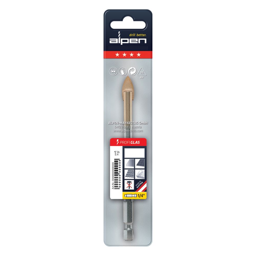Glass And Tile Drill Bit 6mm