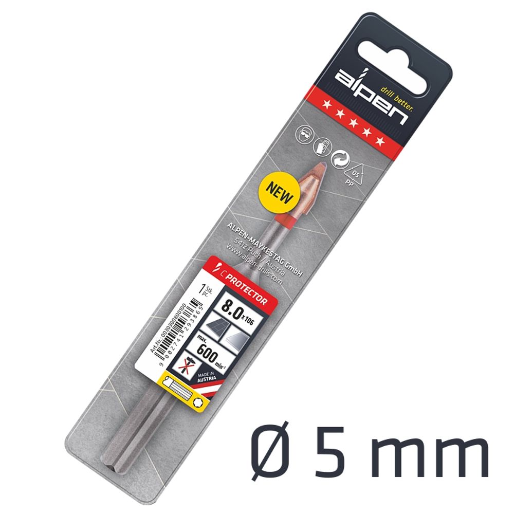5.0mm Porcelain C Protector Drill Bit