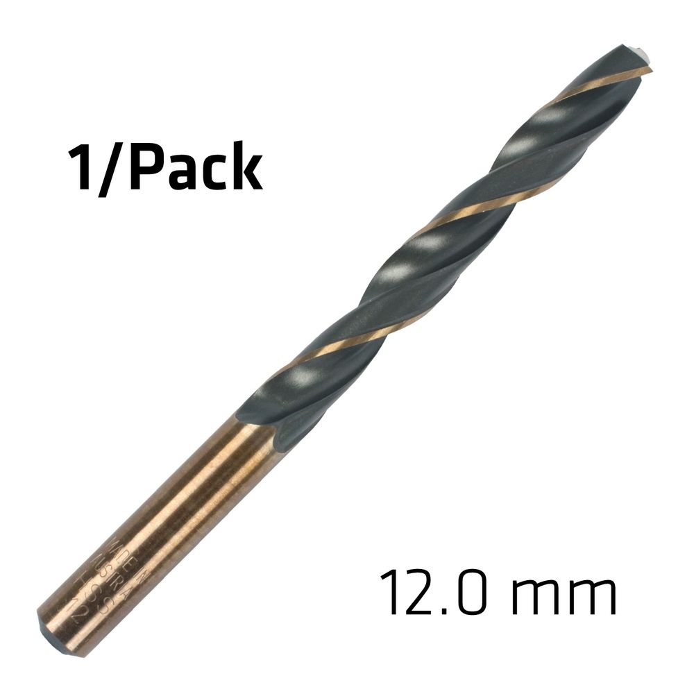 Hss Sprint Master 12.0mm X1 Sleeved Din338 ALPEN Drill Bit
