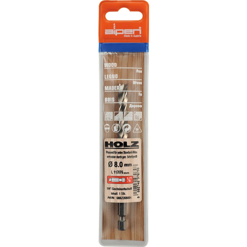 Hss Wood Bit 3mm Hex Shank