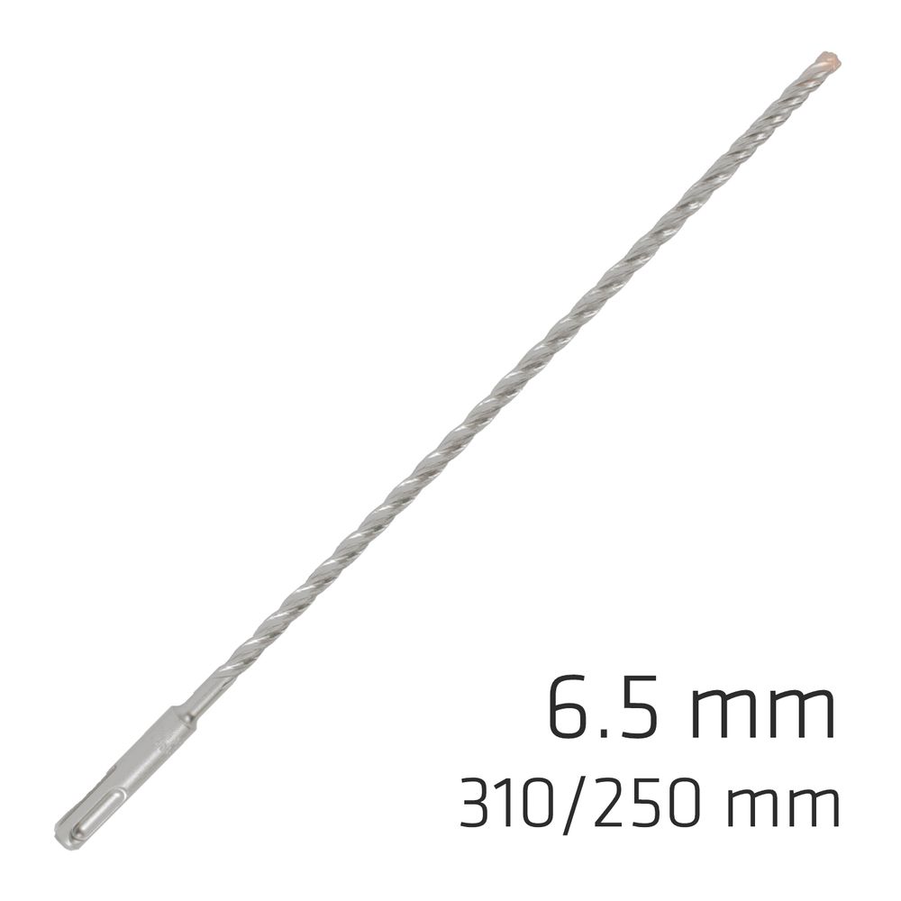 Force X 6.5 X 310/250 Sds-plus Rebar Drill Bit X4 Cutting Edges