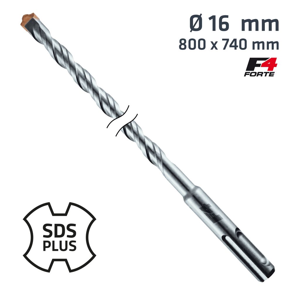 Sds Plus Hammer Bit 800 X 740mm 16mm
