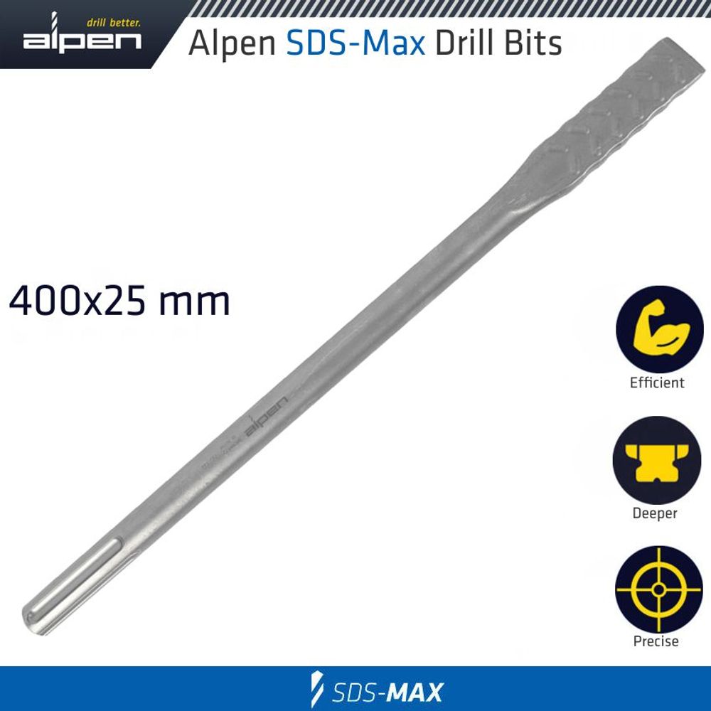 Demolisher Max Flat Chisel 25x400mm Sds-max