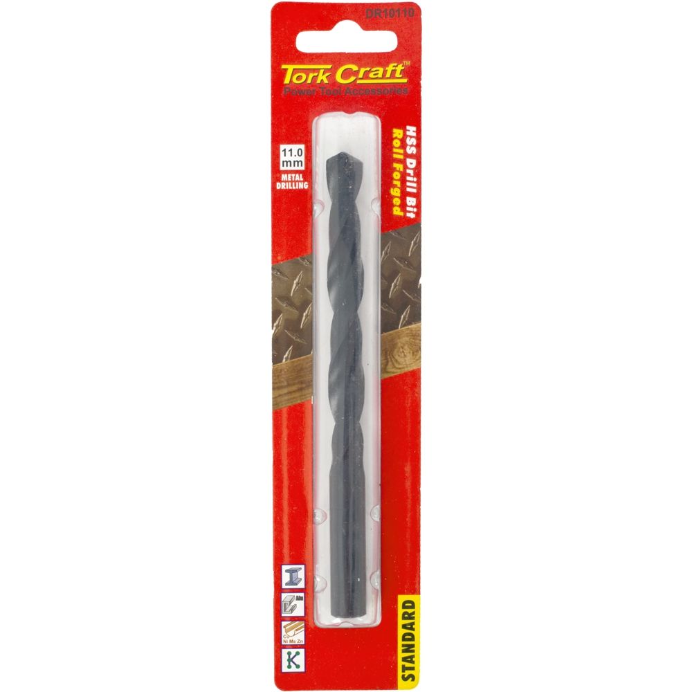 Drill Bit Hss Standard 11.0mm 1/card
