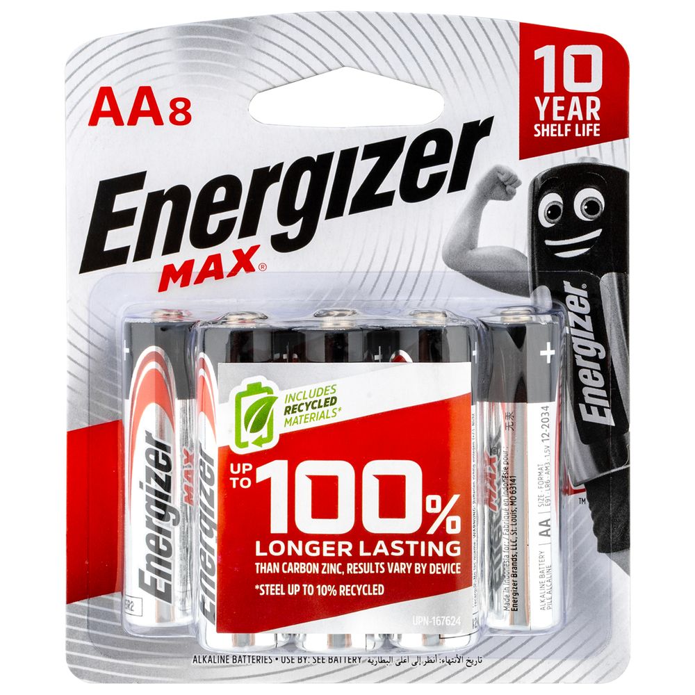 Max Aa Battery-8pack (moq12 ) ENERGIZER