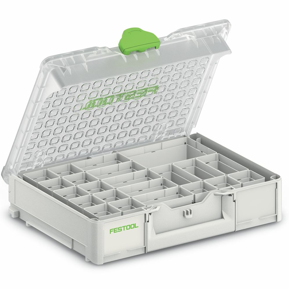 FESTOOL Systainer&sup3; Organizer SYS3 ORG M 89 22xESB with 22 Containers