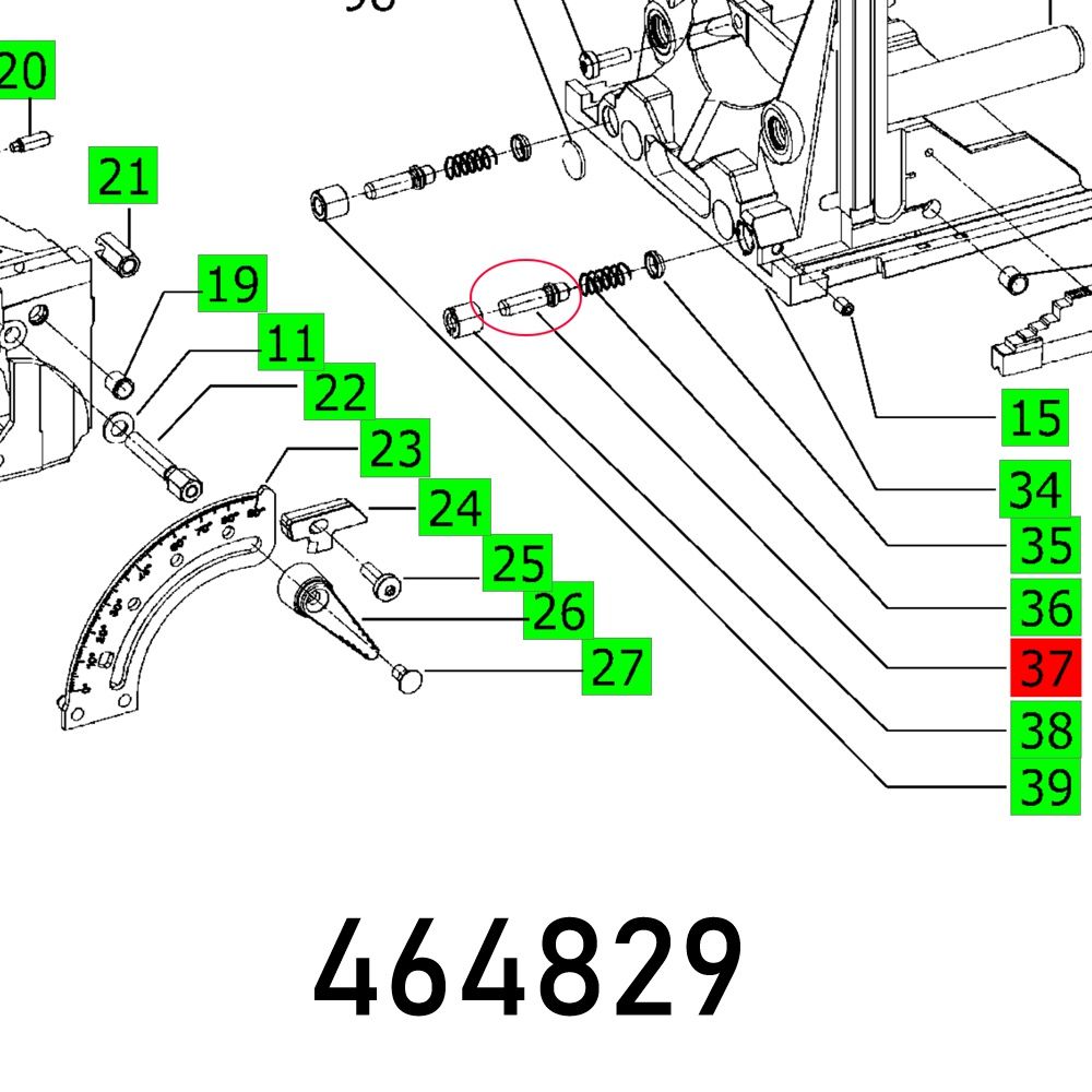 Spring-locked C Df 500 Q