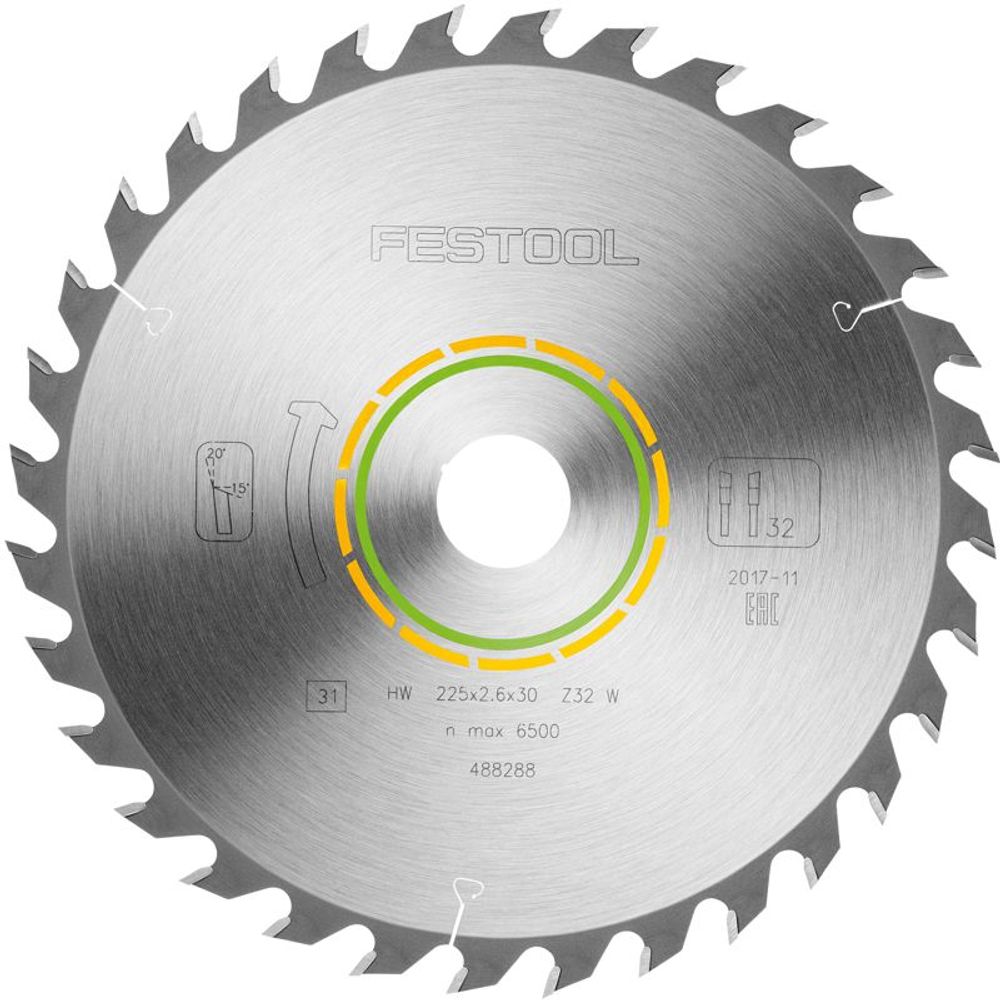 Saw Blade Hw 225x2,6x30 W32