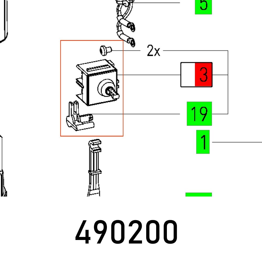 Switch Ps 300 Eq- Ofk 500 - Ofk700 - Mfk