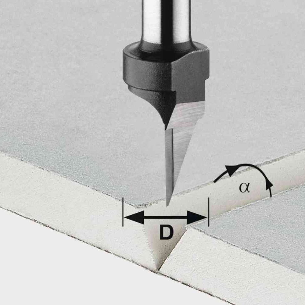 Cutter - V Groo Hw D12,5-45grad