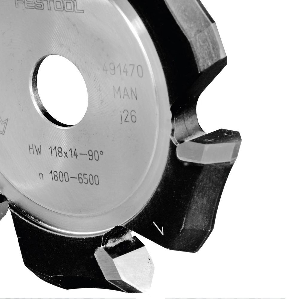 Cutter - V Groo Hw 118x14-90grad-alu