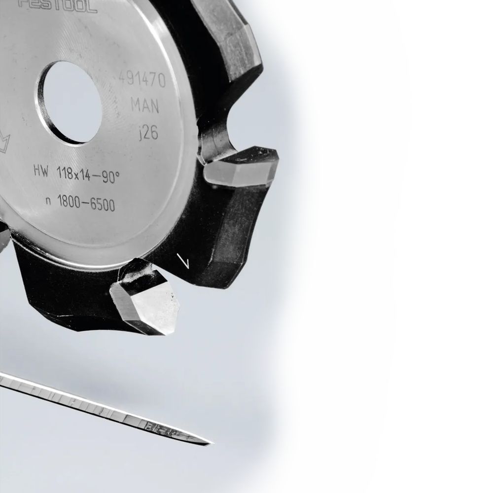 Cutter - V Groo Hw 118x14-90grad-alu