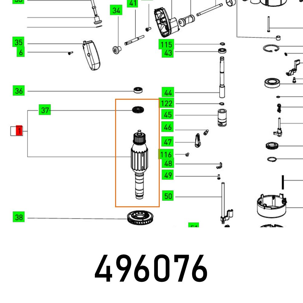 Armature Of 2200 Eb 230v