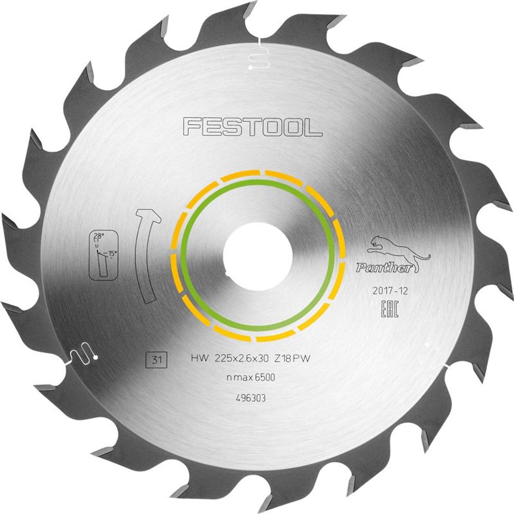 Saw Blade Hw 225x2,6x30 Pw18