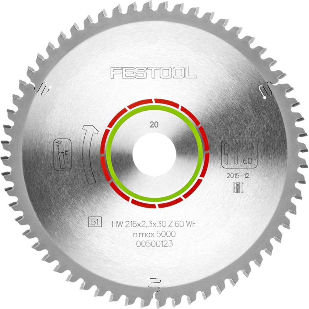 Special Saw Blade 216x2.3x30 Wz-fa60