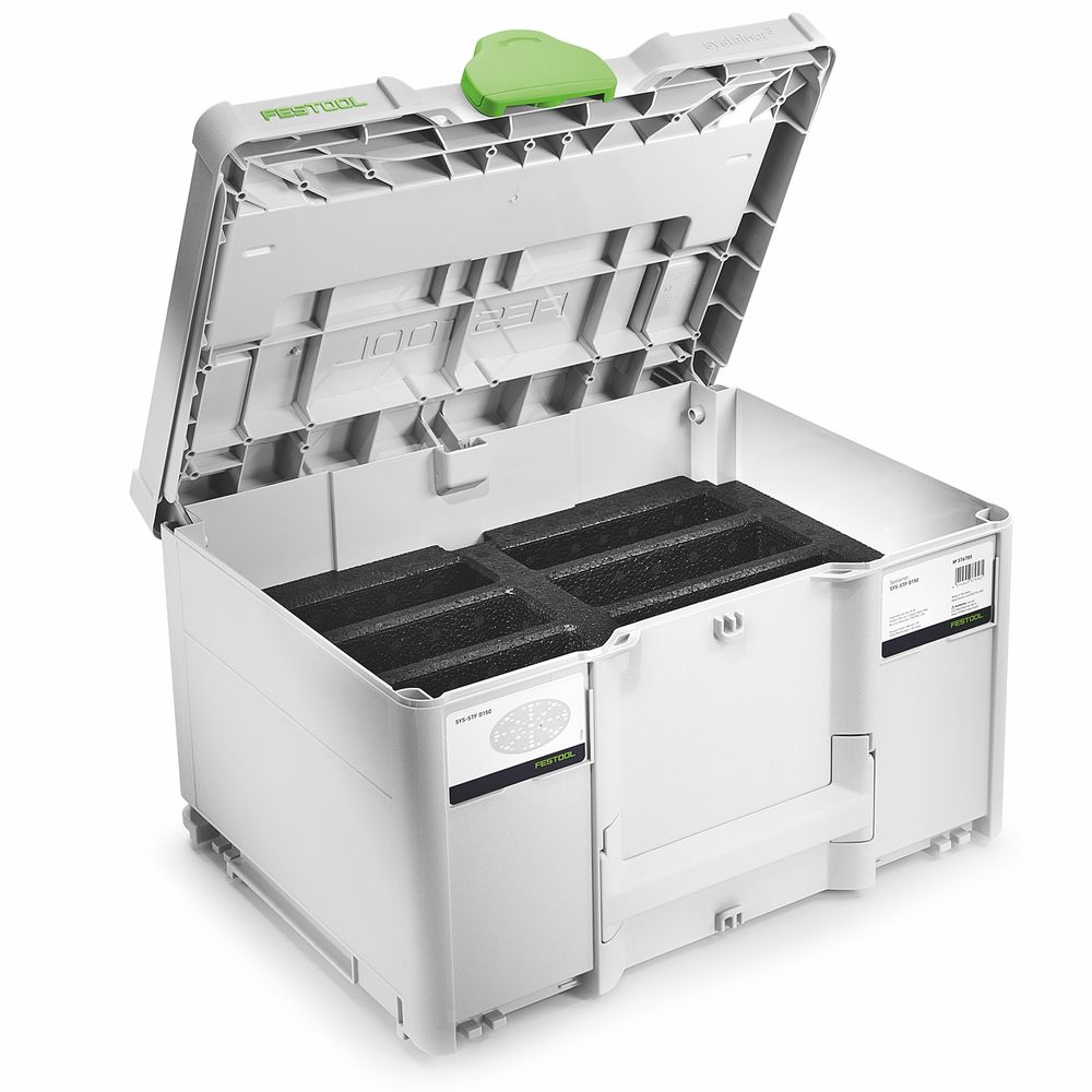 FESTOOL Systainer&sup3; SYS-STF D150 Abrasive Storage Case with Insert