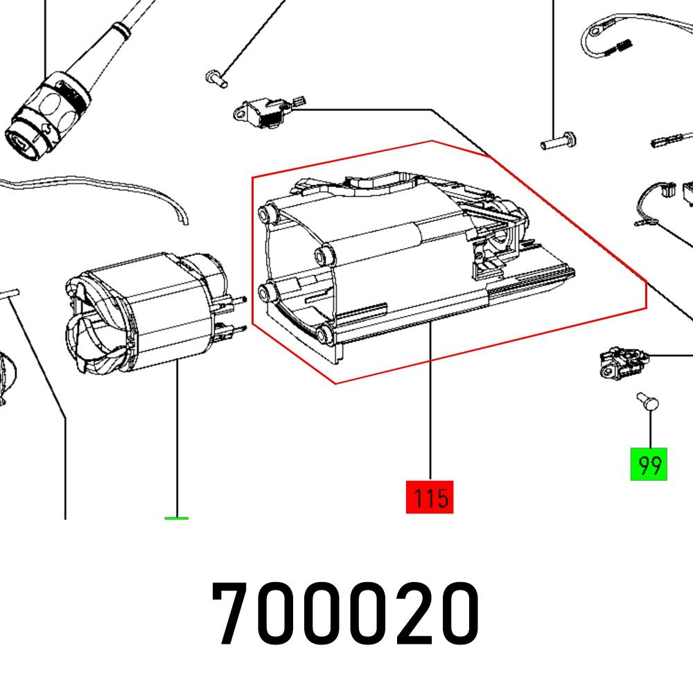 Motor Frame Df 700 Eq