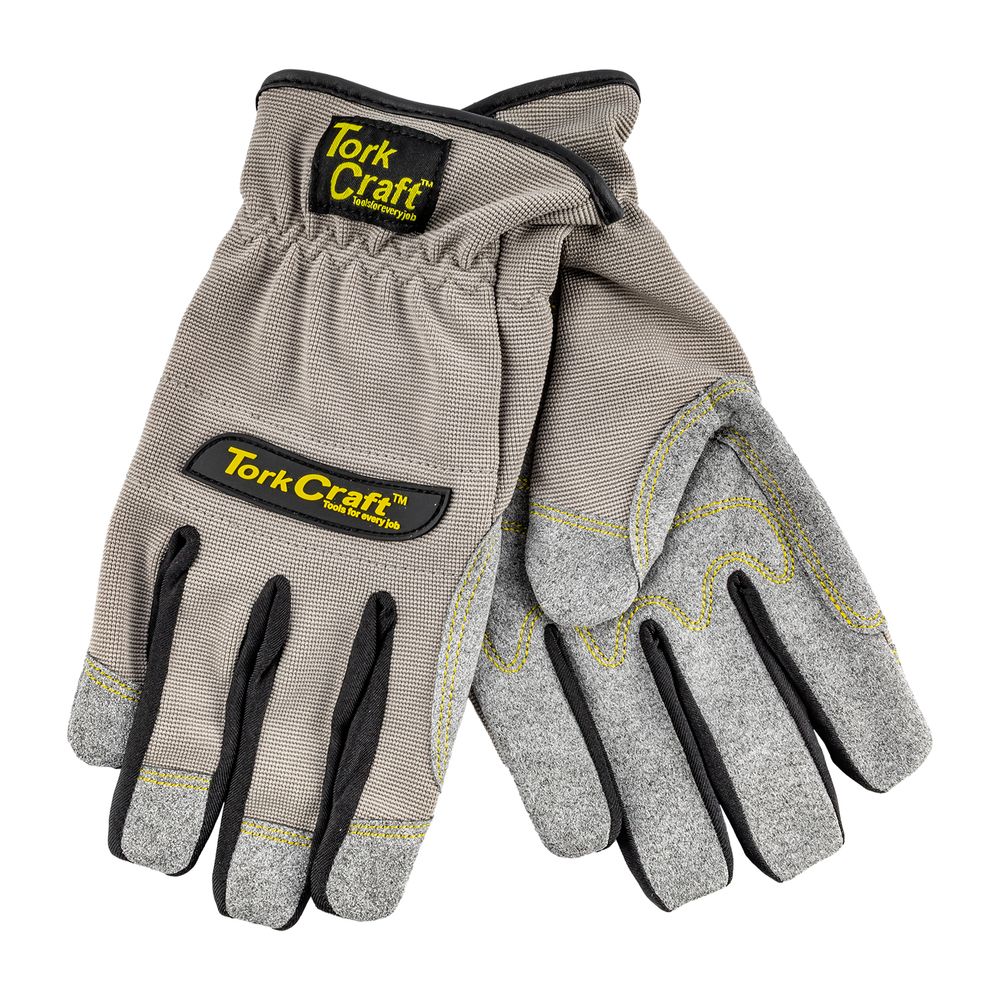 Mechanics Glove Small Synthetic Leather Palm Spandex Back