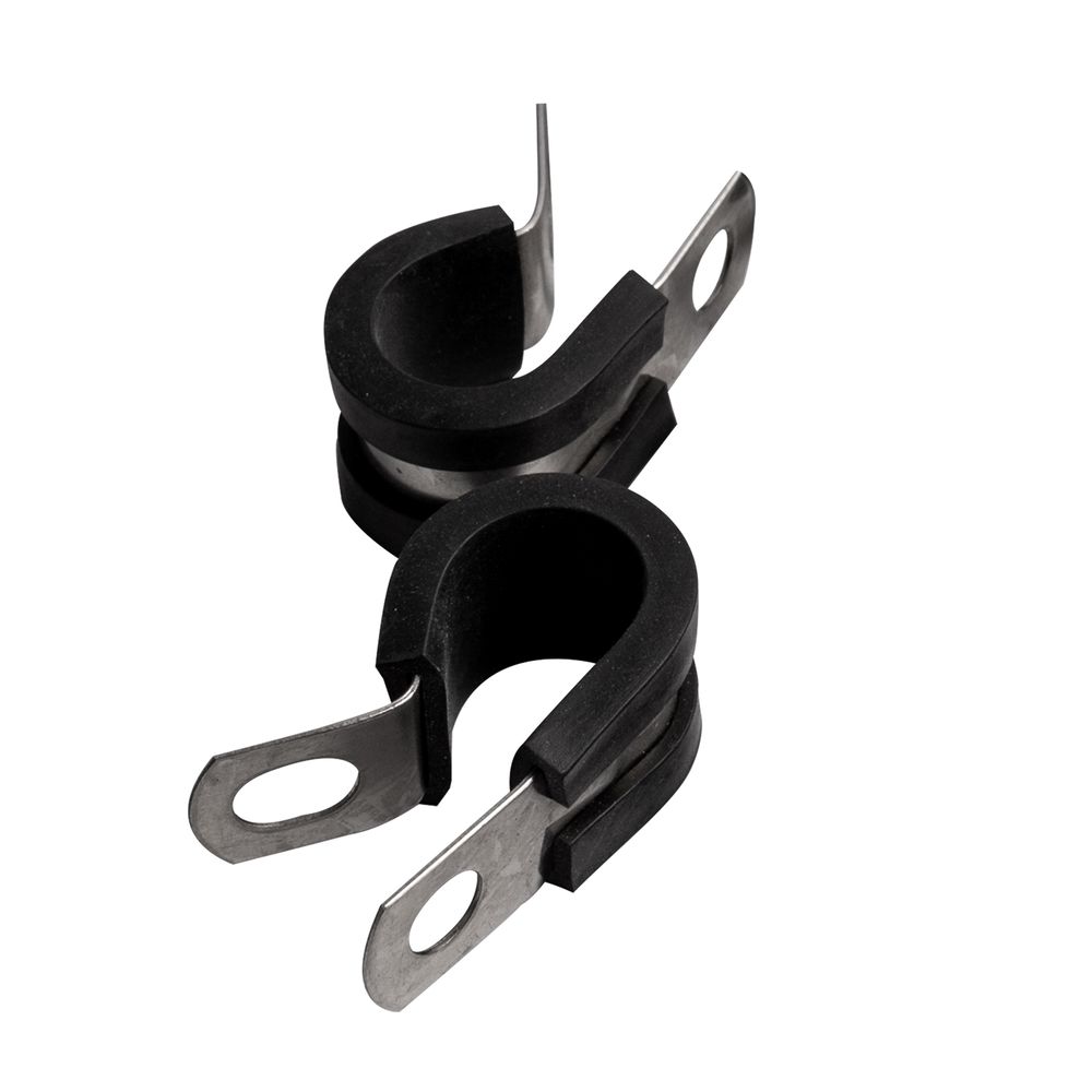 Hose Clamp 12mm X 12mm B/width Rubber Lined Bulk