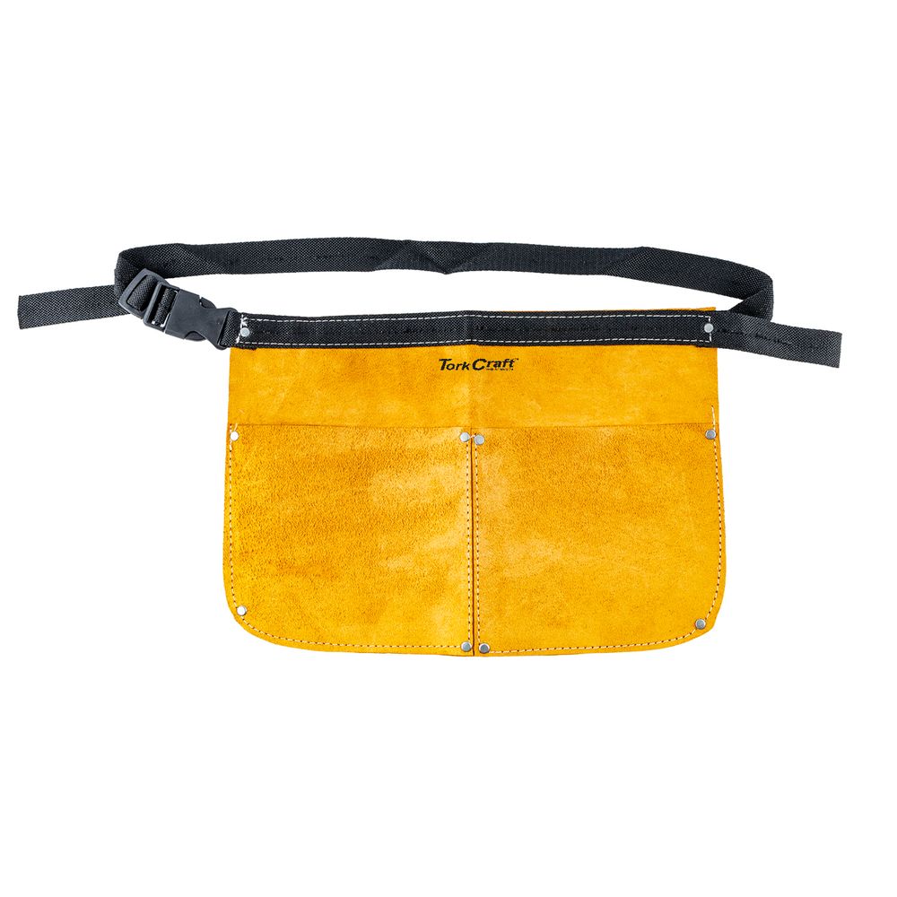 Double Pocket Leather Nail Bag