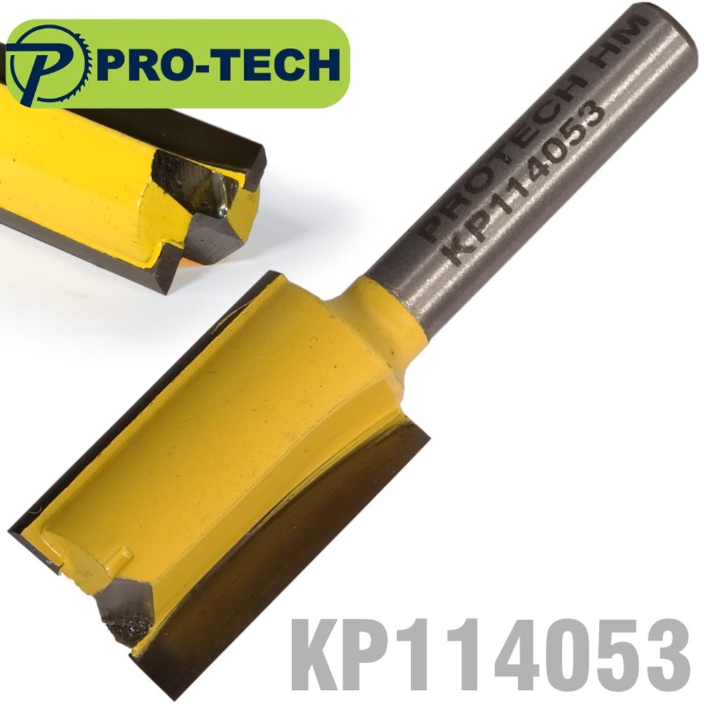 Straight Bit 5/8'(15.9mm) X 1'(25.4mm) Cut 2 Flute With Bottom Cut 1/4