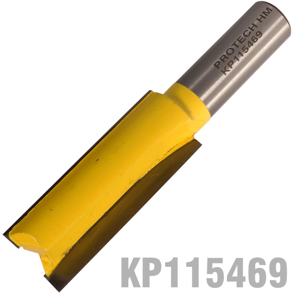 Straight Bit 3/4'(19mm) X 2'(50.8mm) Cut 2 Flute With Bottom Cut 1/2'