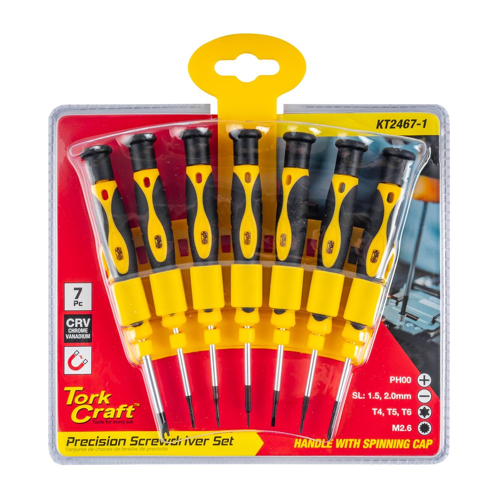 7pc Precision Screwdriver Set For Cell Phone