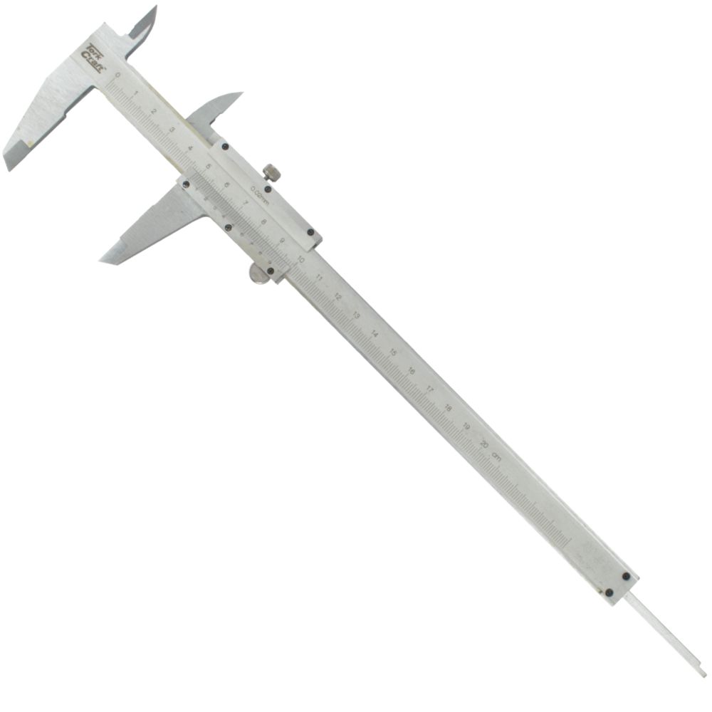 Vernier 200mm Carbon Steel 0.02mm Acc. Metric