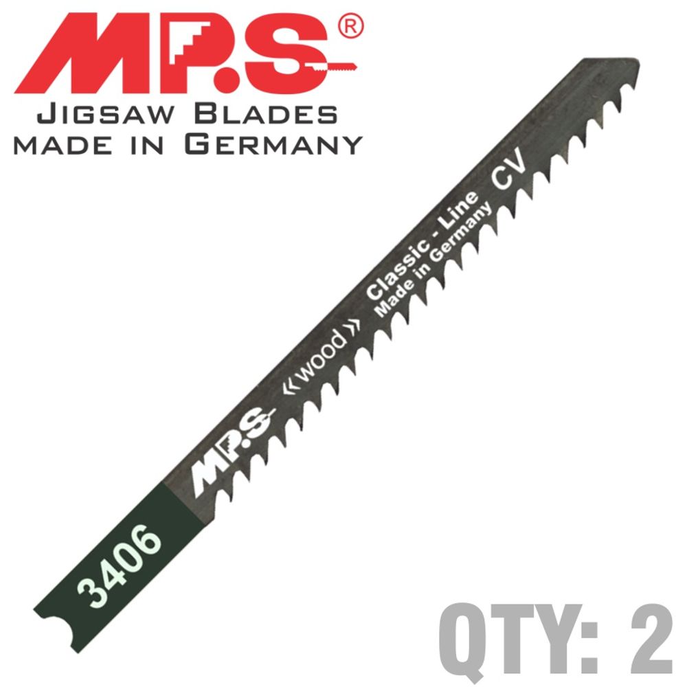 Jigsaw Blade U-shank Wood 8tpi 100mm