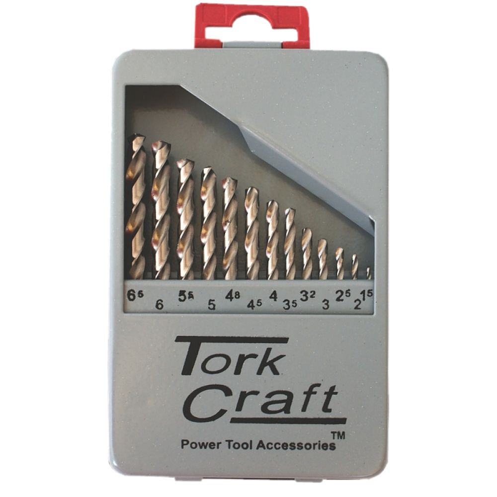 Drill Bit Set 13pce Hss Ground Bright Finish