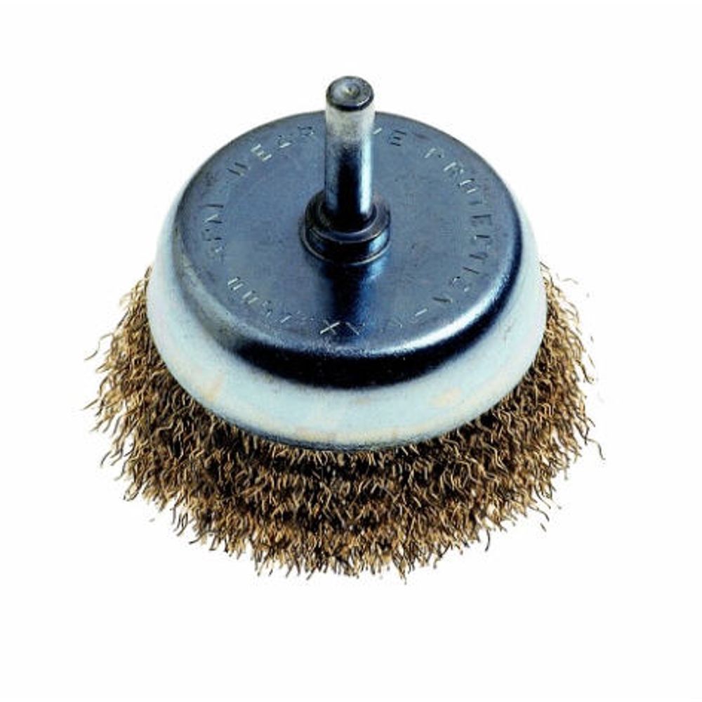 50 X 6mm Brass Wire Cup Brush