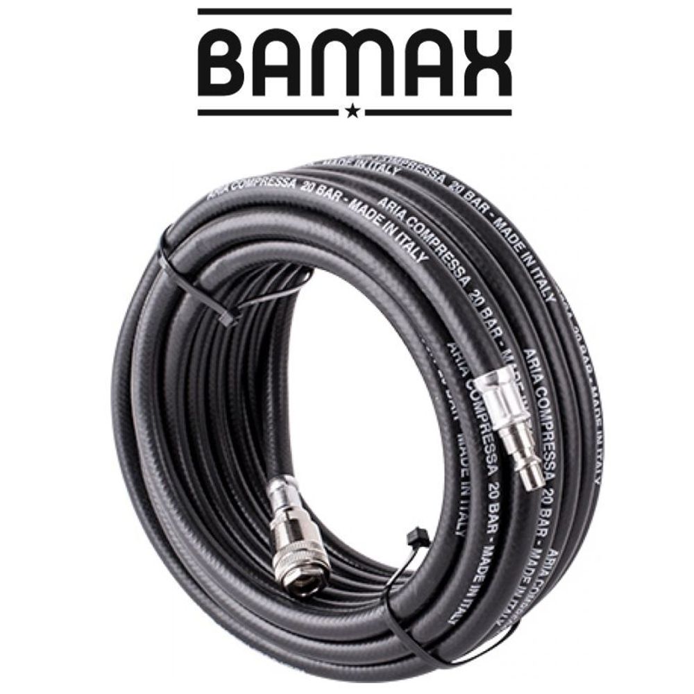 Rubber Air Hose 10mmx10m W.quick Couplers