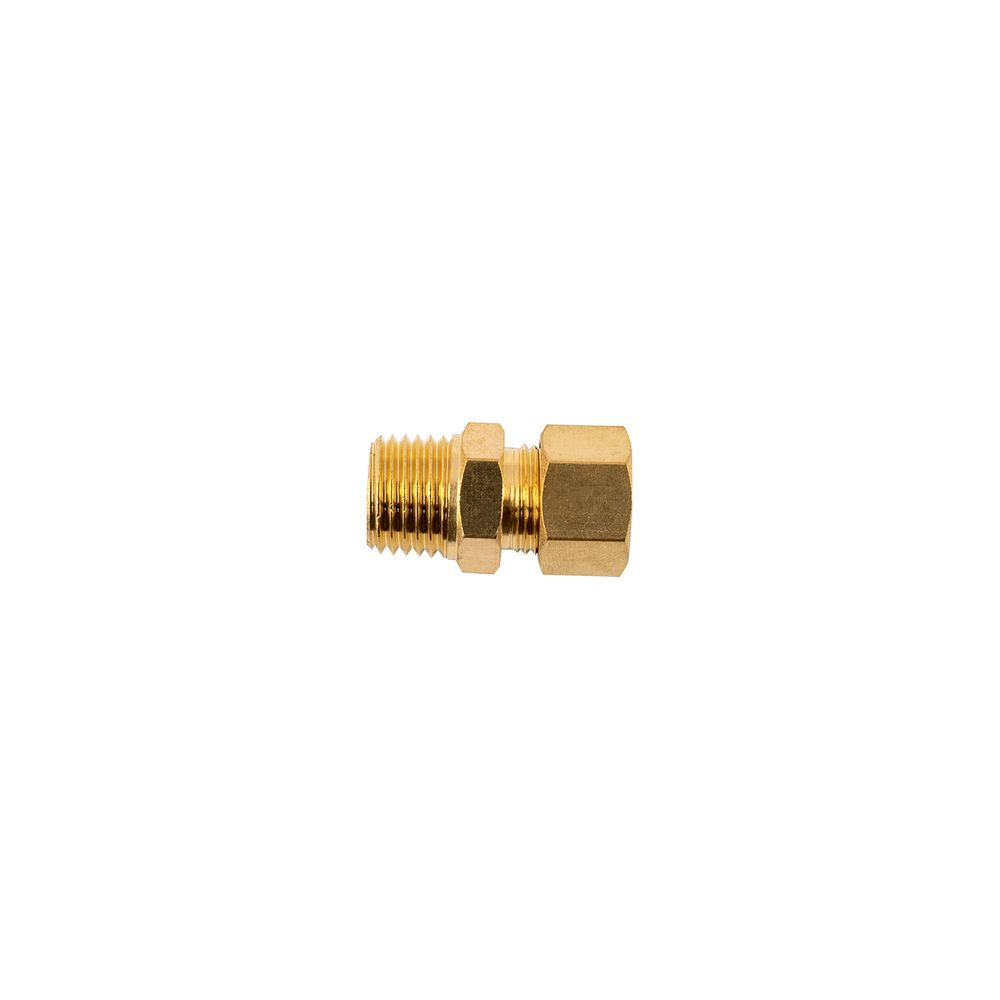 Brass Conical Str. 5/16' Tube X 1/4' M
