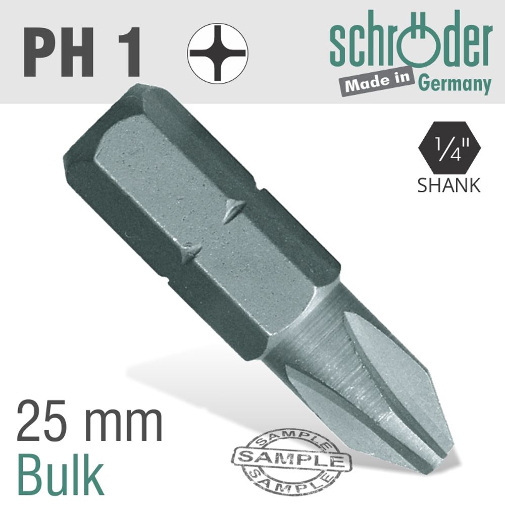 Phil.no.1x25mm Classic Bit Bulk