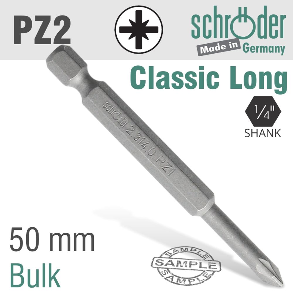 Pozi.no.2 X 50mm Classic Power Bit