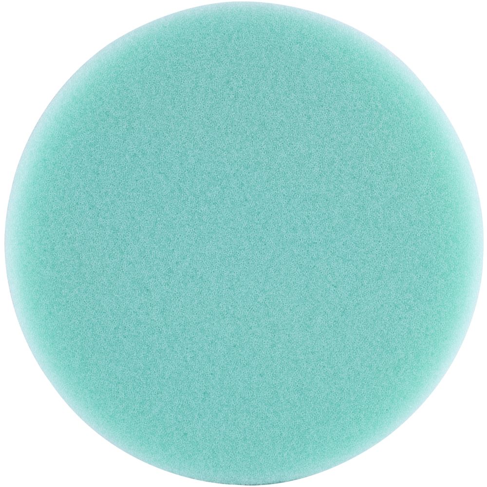 Foam Pad Hook And Loop Green Sponge 150mm 6' Light Finishing
