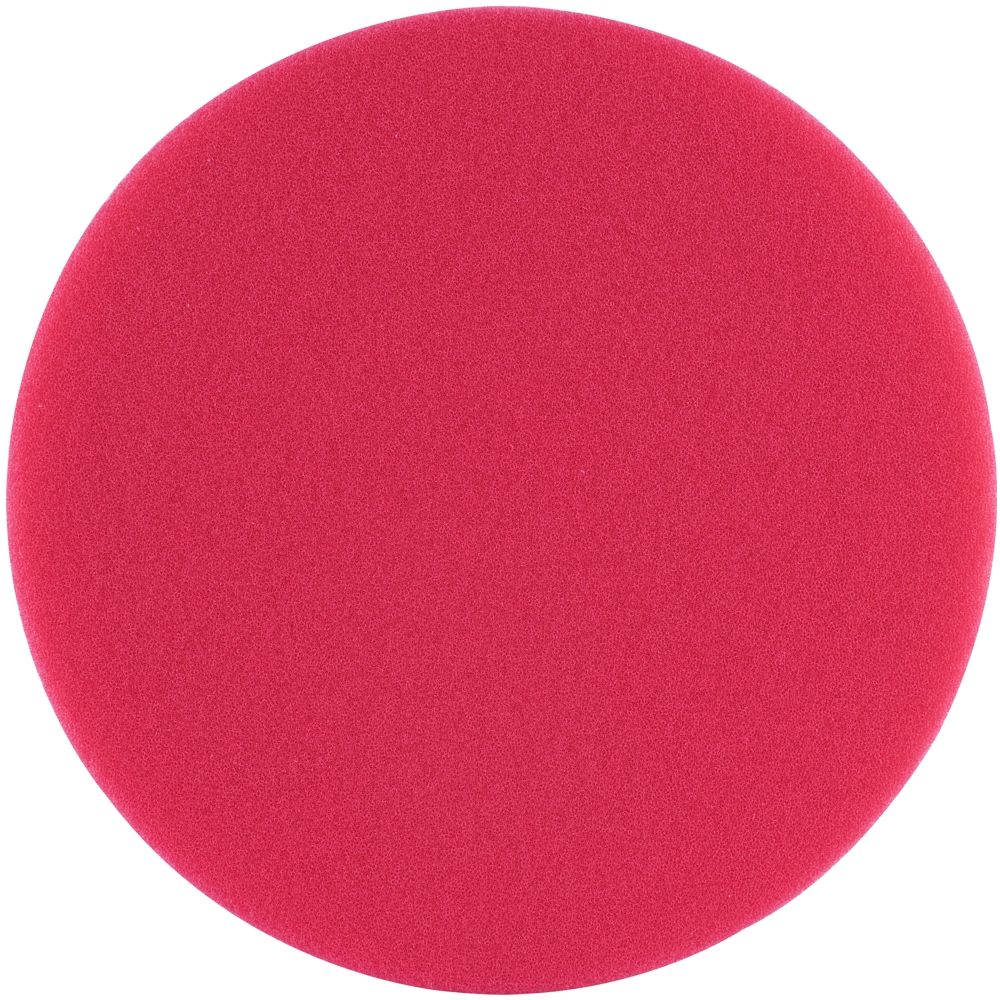 Foam Pad Hook And Loop Red Sponge 150mm 6' Ultra Finishing
